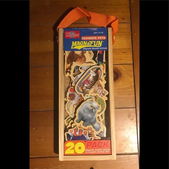 MAGNaFUN 20 Magnetic Wooden Animals. - Picture 1 of 2